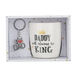 Set regalo papà tazza 380 ml e portachiavi