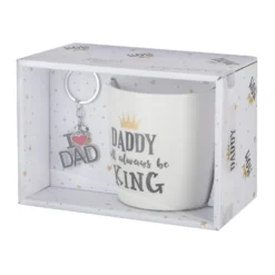 Set regalo papà tazza 380 ml e portachiavi