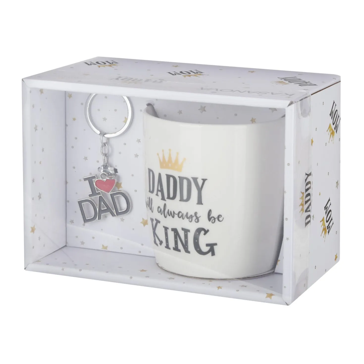 Set regalo papà tazza 380 ml e portachiavi