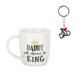 Set regalo papà tazza 380 ml e portachiavi
