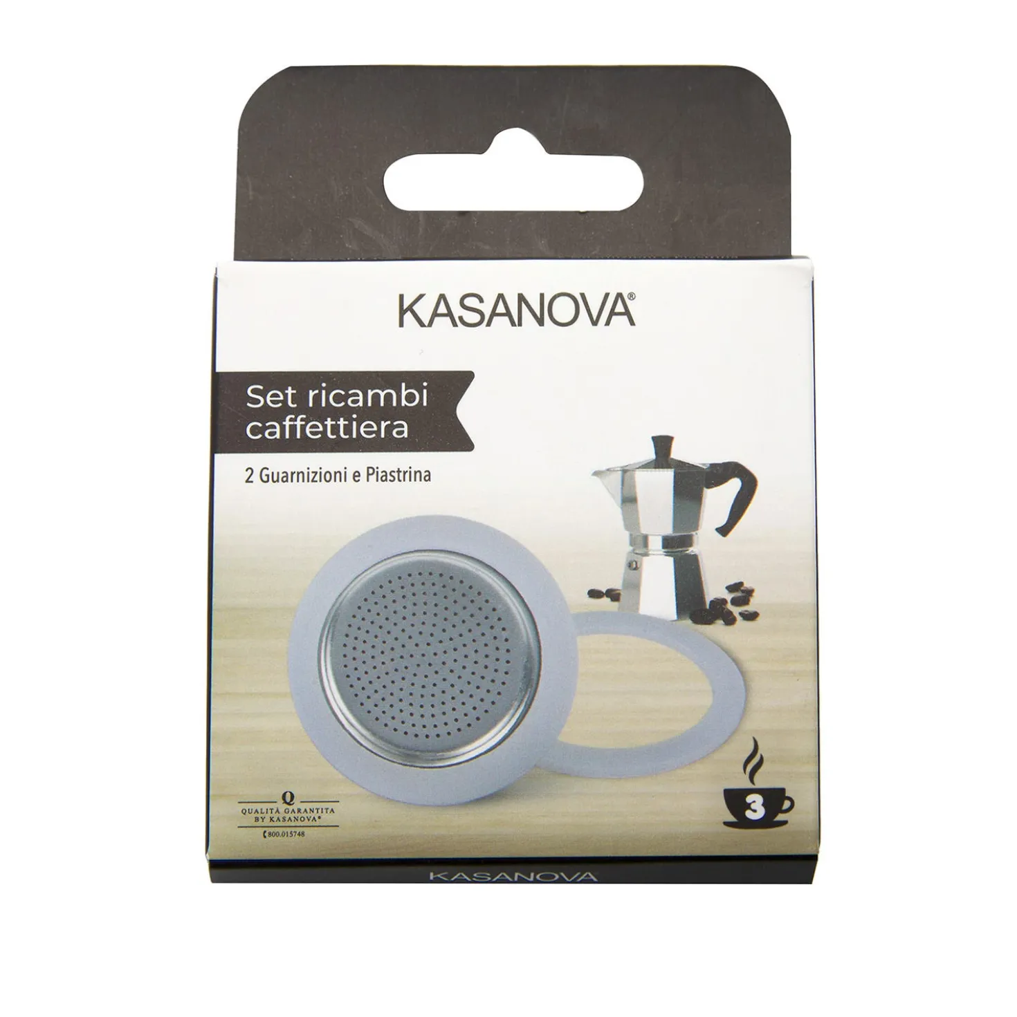 Set ricambi caffettiera 3 tazze