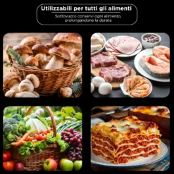 Set 50 sacchetti sottovuoto universali 30x40 cm