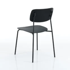 Set 4 sedie nero opaco Harlow Tomasucci
