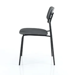 Set 4 sedie nero opaco Harlow Tomasucci