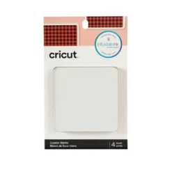 Set 4 sottobicchieri in ceramica da personalizzare Cricut