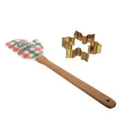 Set spatola e formina fiocco neve tagliabiscotti