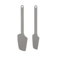 Set 2 spatole in silicone grigio