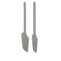 Set 2 spatole in silicone grigio