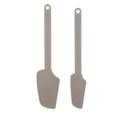 Set 2 spatole in silicone taupe