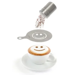 Set stencil con 6 decori in acciaio, da 10 cm