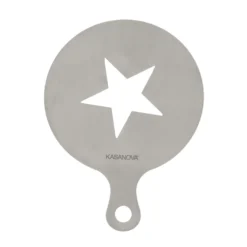 Set stencil con 6 decori in acciaio, da 10 cm