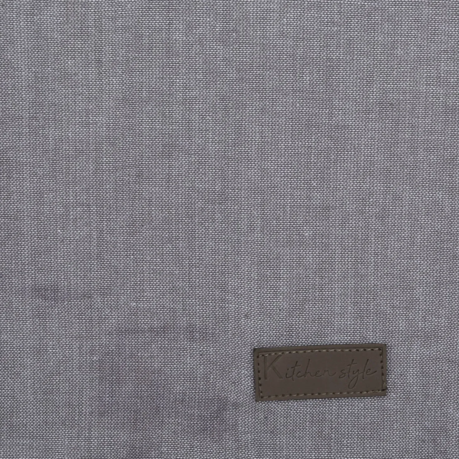 Set 2 strofinacci cucina 45x70 cm grigio in cotone