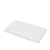 Set 2 strofinacci 50x70 cm cotone bianco Slub