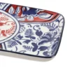 Set sushi 3 pezzi piattino rettangolare rosso blu Sushiko