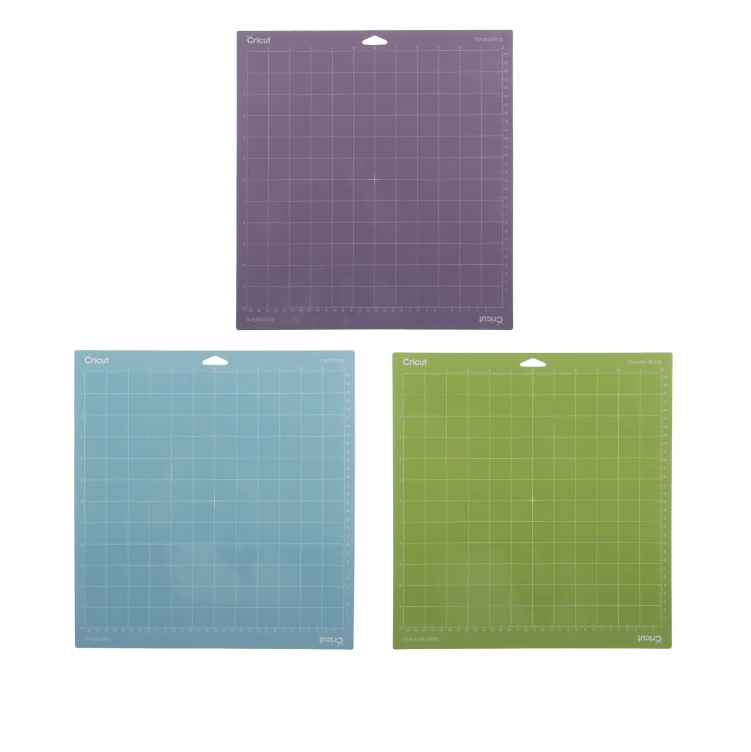 Set 3 tappetini da taglio per macchina Cricut Explore