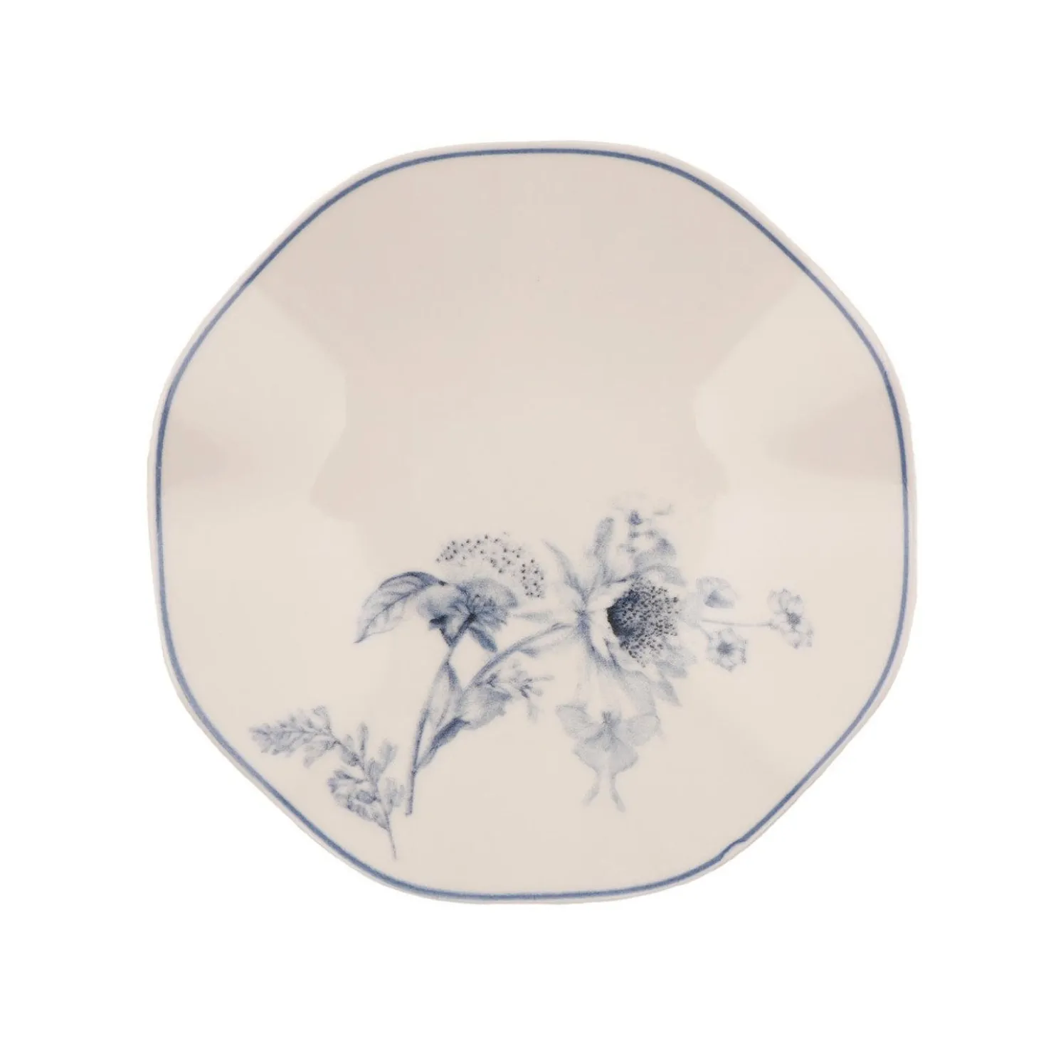 Set tavola Fiori e uccellini 24 pezzi in porcellana