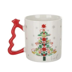 Set tazza albero Natale 340 ml e occhiali natalizi