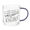 Set 4 tazze 450 ml in vetro Games Love