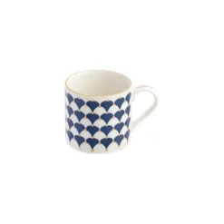 Set 2 tazzine da caffè con piattino Peyda blu
