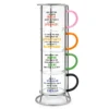 Set 4 tazzine 100 ml in vetro Focus