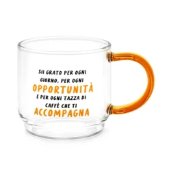 Set 4 tazzine 100 ml in vetro Focus