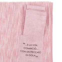 Set tovaglietta con tovagliolo scritta Quotes