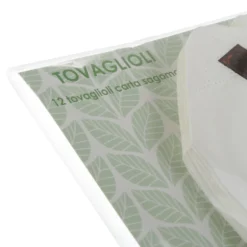 Set 12 tovaglioli gelato al cioccolato in carta