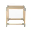 Sgabello in legno 38,5x43x25 cm