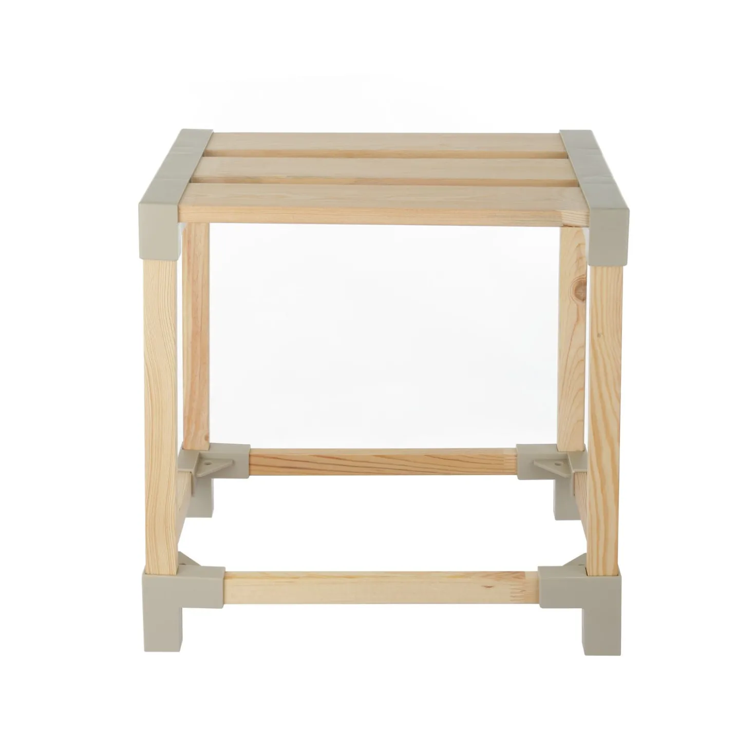 Sgabello in legno 38,5x43x25 cm