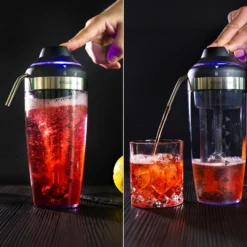 Shaker cocktail elettrico 500 ml con pompa