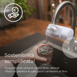 Sistema filtrante acqua per rubinetto Brita On Tap V
