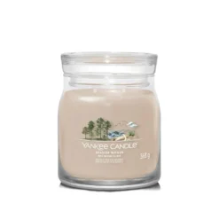 Soft Wool & Amber candela in giara media Yankee Candle