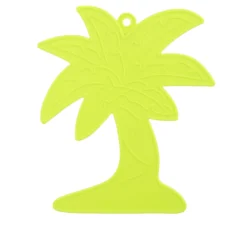 Sottopentola giallo in silicone palma