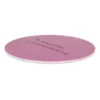 Sottopentola tondo in ceramica malva 20 cm con scritta