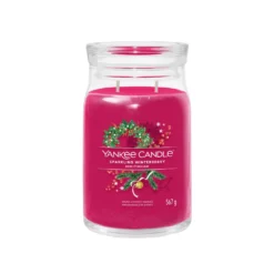 Sparkling Winterberry candela in giara grande Yankee Candle