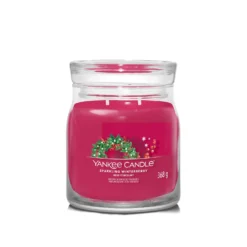 Sparkling Winterberry candela in giara media Yankee Candle