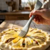 Spatola doppia testa silicone con pennello grigio