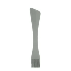 Spatola doppia testa silicone con pennello grigio