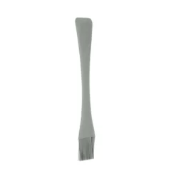 Spatola doppia testa silicone con pennello grigio