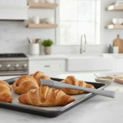 Spatola doppia testa silicone con pennello grigio