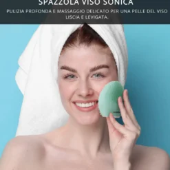 Spazzola pulizia viso sonica ricaricabile
