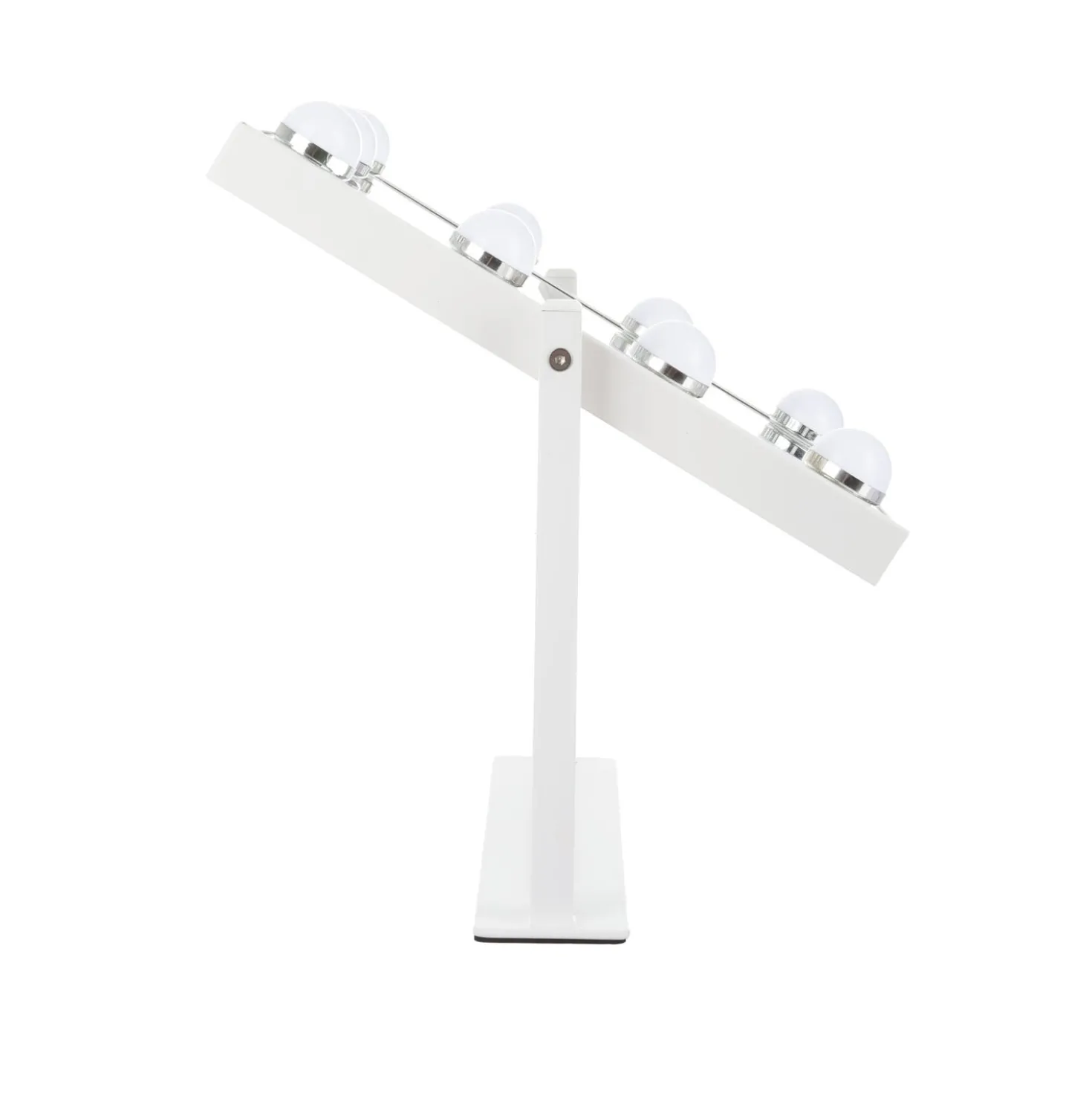 Specchio da tavolo bianco 31x36 cm Hollywood