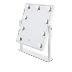 Specchio da tavolo bianco 31x36 cm Hollywood