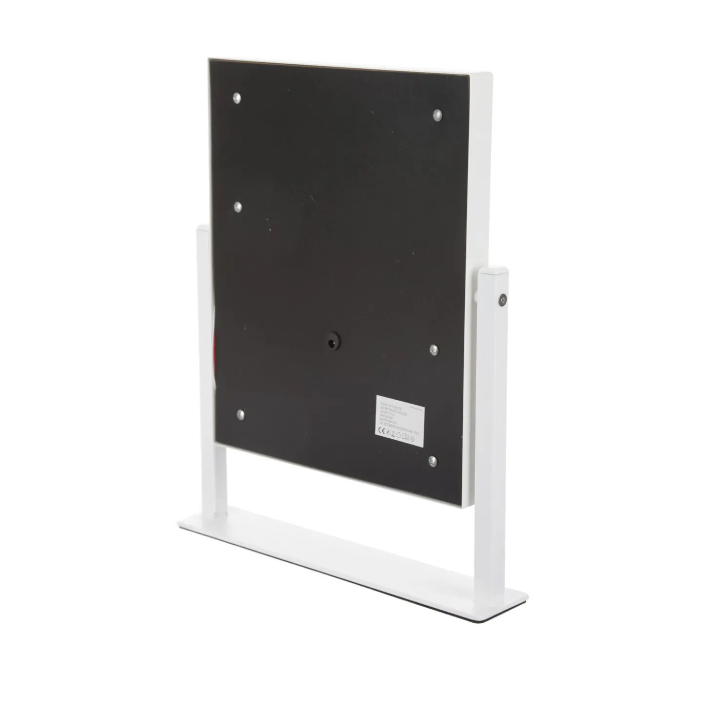 Specchio da tavolo bianco 31x36 cm Hollywood