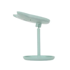 Specchio da tavolo gatto con led verde