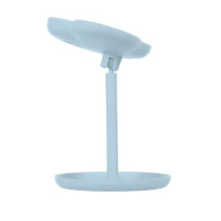 Specchio da tavolo nuvola con led azzurro