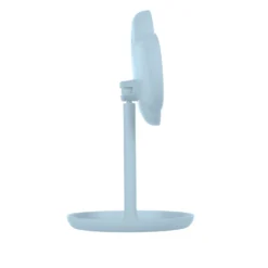 Specchio da tavolo nuvola con led azzurro