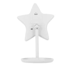 Specchio da tavolo stella con led bianco