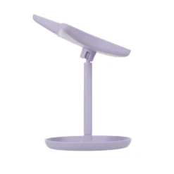 Specchio da tavolo stella con led lilla