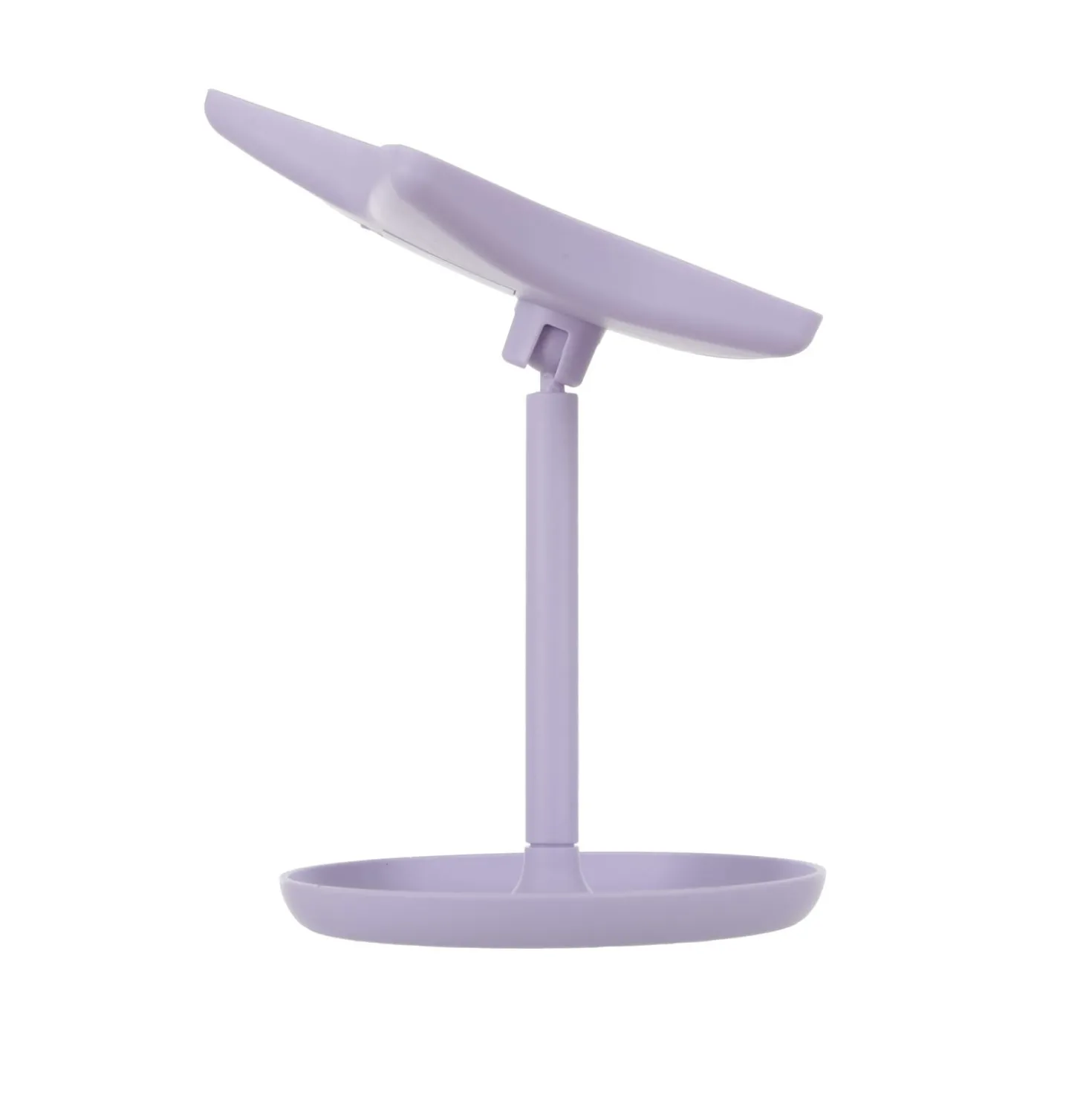 Specchio da tavolo stella con led lilla